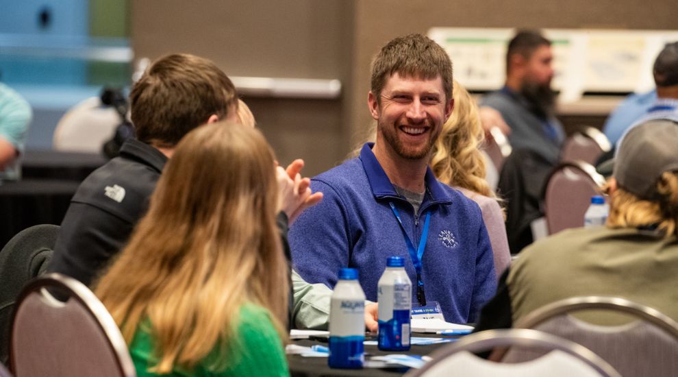 People sitting around a table