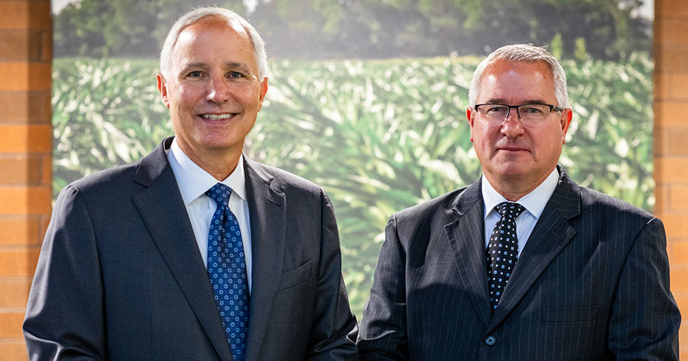 Jay Debertin, President and chief executive officer, and Dan Schurr, Chair, Board of Directors