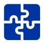 Collaborative puzzle icon