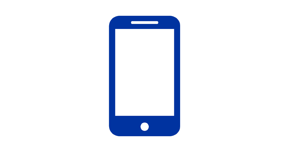 Dark blue phone icon