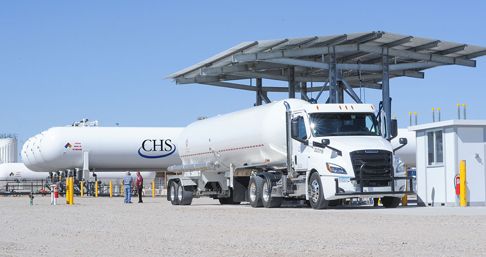 CHS Propane Transportation Truck at Yuma
