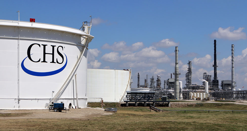 Propane storage tank