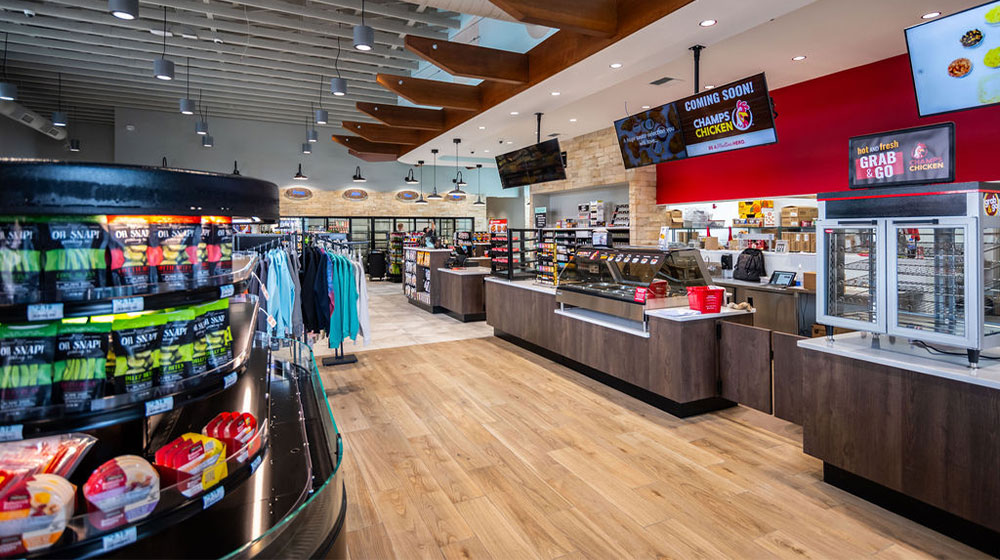 Inside of Cenex Zip Trip store