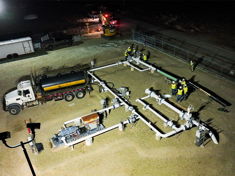 Each step of the process is documented to ensure the team has a robust archive of data points and observations to analyze following the PIG’s run through the line.